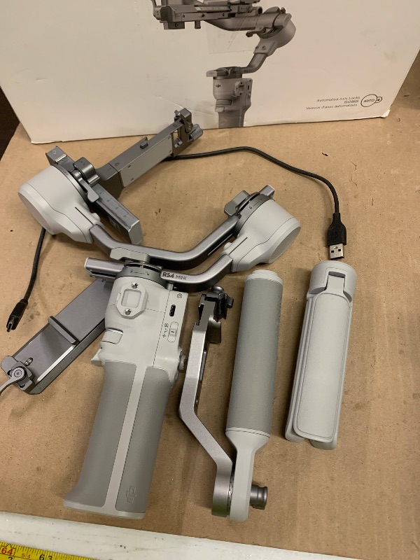 Photo 1 of DJI RS 4 Mini Combo, Gimbal Stabilizer for Cameras Canon/Sony/Panasonic/Nikon/Fujifilm, Auto Axis Locks, Intelligent Tracking, 2kg/4.4lbs Payload, Camera Gimbal, Camera Stabilizer, Briefcase Handle