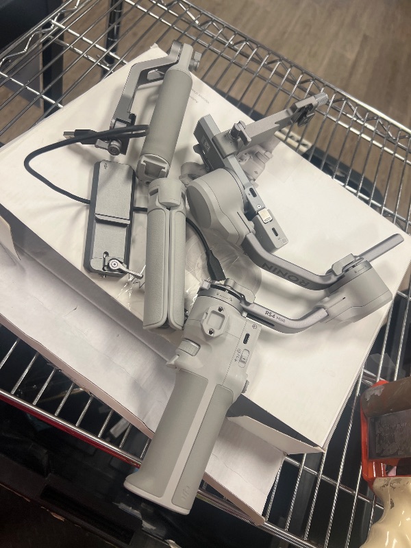 Photo 1 of DJI RS 4 Mini Combo, Gimbal Stabilizer for Cameras Canon/Sony/Panasonic/Nikon/Fujifilm, Auto Axis Locks, Intelligent Tracking, 2kg/4.4lbs Payload, Camera Gimbal, Camera Stabilizer, Briefcase Handle