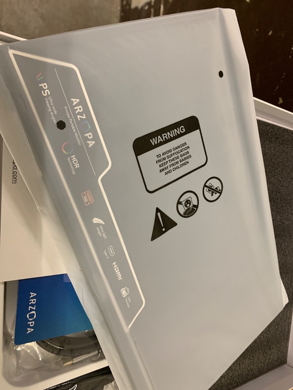 Photo 1 of Portable Monitor Kickstand, 14.0" Ultra Slim Portable Laptop Monitor FHD 1080P External Display with Dual Speakers Second Screen for Laptop PC Phone Xbox PS4/5 Switch-A1S