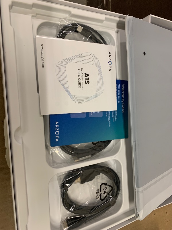 Photo 1 of Portable Monitor Kickstand, 14.0" Ultra Slim Portable Laptop Monitor FHD 1080P External Display with Dual Speakers Second Screen for Laptop PC Phone Xbox PS4/5 Switch-A1S