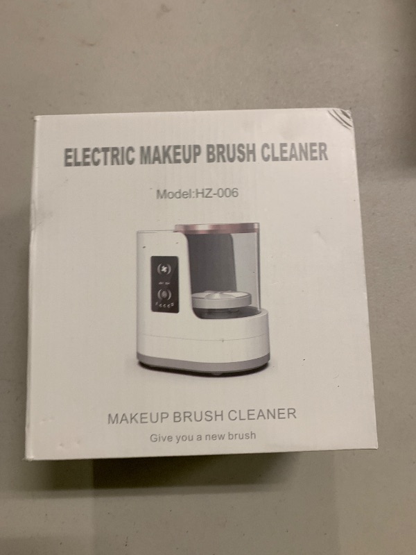 Photo 1 of 3-IN-1 Electric Makeup Brush Cleaner Machine and Dryer, SBMKK Automatic Make Up Brush Cleaner Tool, for All Size Brush Sponges Beauty Cosmetic Set