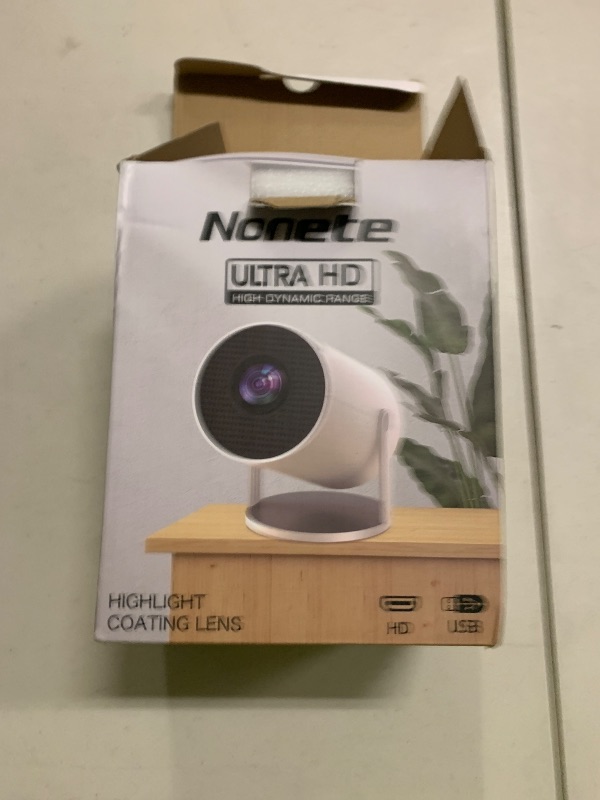 Photo 1 of [2026 Upgraded] Mini Projector Support 4K 1080P FHD Auto Keystone 270° Rotatable with WiFi 6 and Bluetooth 5.2 Projector Portable Compatibile with HDMI/TV Stick/Memory Stick/Laptop,Black