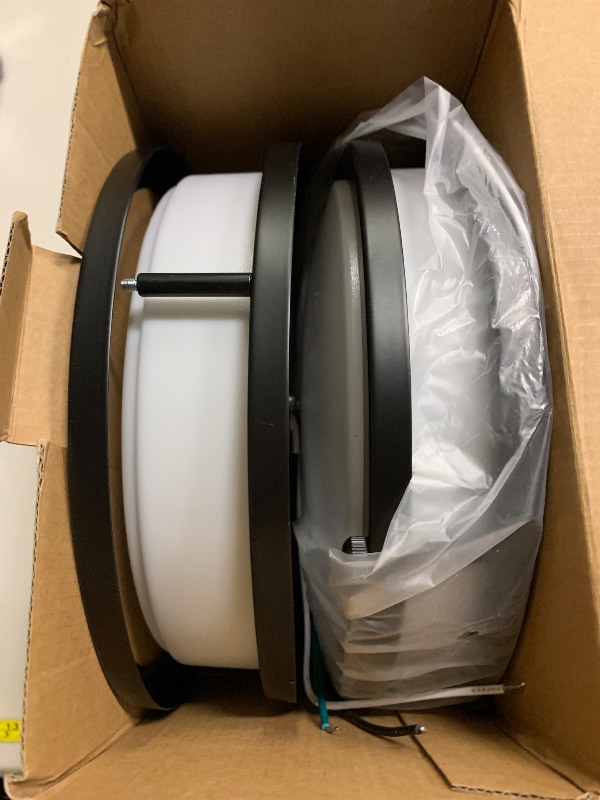 Photo 1 of 2-Pack 10Inch 30W LED Flush Mount Ceiling Light Fixtures Black, Ultra Bright 3200LM Dimmable Ceiling Lights, 5CCT 2700K 3000K 4000K 5000K 6500K, Ceiling Lamps for Kitchen Hallway Bedroom Bathroom