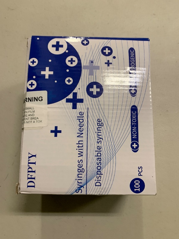 Photo 1 of 3ml Syring with Needle,25G 1 Inch Needle,100 Pack individually packaged