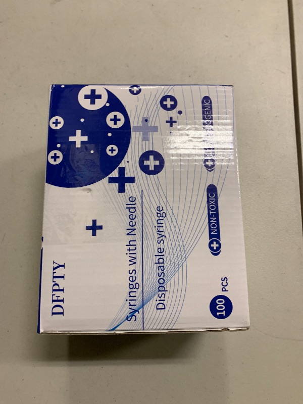 Photo 1 of 3ml Syring with Needle,25G 1 Inch Needle,100 Pack individually packaged