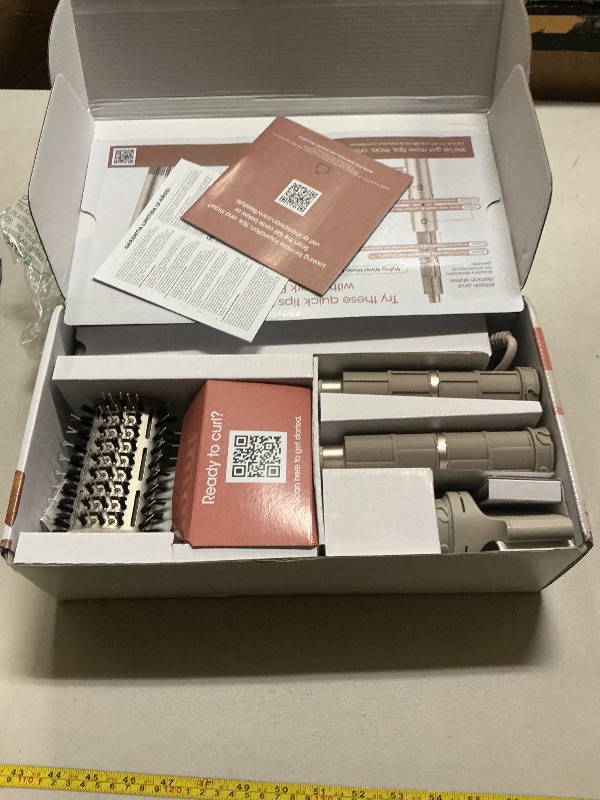 Photo 1 of Shark HD430 FlexStyle Air Styling & Drying System, Powerful Hair Dryer Brush & Multi-Styler with Auto-Wrap Curlers, Paddle Brush, Oval Brush, Concentrator Attachment, Stone