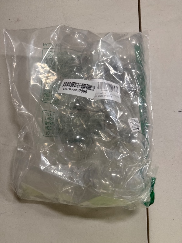 Photo 1 of 15 Pcs DIY Clear Fillable Christmas Ornaments, 2.36Inch Transparent Shatterproof Plastic Christmas Decorative Balls for Christmas, Halloween, Birthday, Wedding Decor, DIY Crafts Decorations (60 mm)