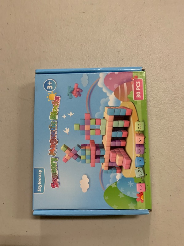 Photo 1 of 30PCS Magnetic Blocks, Waterproof Building Blocks, Macaron Colors Cubes, Preschool Classroom Must Haves Sensory Autism Toys, STEM Kids Toys Christamas Present for Boys Girls ages 3 4 5 6 Year Old