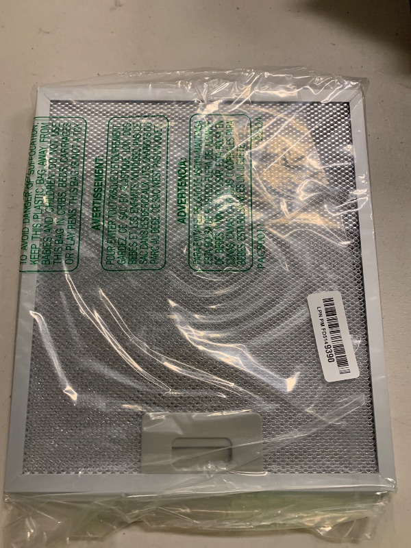 Photo 1 of 2-Pack W10169961A Hood Vent Grease Filter 10.5" X 12" Microwave Grease Filter With 3-Layer Aluminum Mesh Compatible with Whirlpool, Jenn.Air Range Hoods Replaces W10875058 W11245983 by AMI PARTS