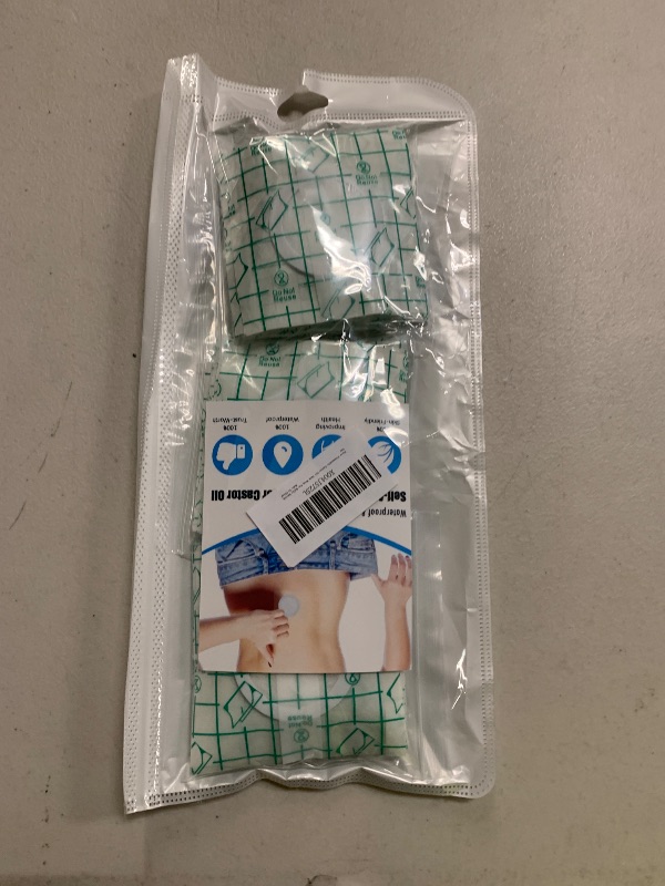 Photo 1 of 30pcs Disposable Castor Oil Pack Wrap for Bully Button, PU film Transparent Patches Organic Cotton , Self-Adhesive Wrap Pads, Portable Anti Leakage Castor Oil Packs Kit(No Oil?