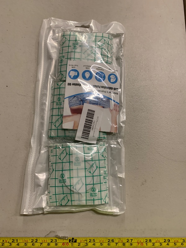 Photo 1 of 30pcs Disposable Castor Oil Pack Wrap for Bully Button, PU film Transparent Patches Organic Cotton , Self-Adhesive Wrap Pads, Portable Anti Leakage Castor Oil Packs Kit(No Oil?