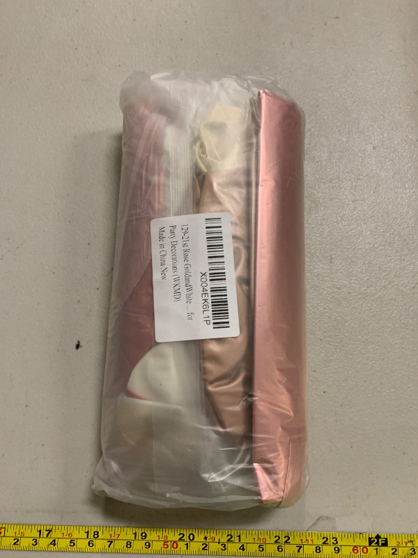 Photo 1 of 123pcs 21st Birthday Decorations, 21st Birthday Decorations for Her with Banner Rose Gold Pearl White Confetti Balloons for Party Decoration