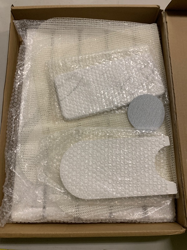 Photo 1 of 3 PCS Large Stone Dish Drying Mat for Kitchen Counter, Quick Dry Stone Dishes Mats, Sink Faucet Mat, Marble Water Absorbing Diatomaceous Earth Drying Pad for Countertop Tableware, Bottles