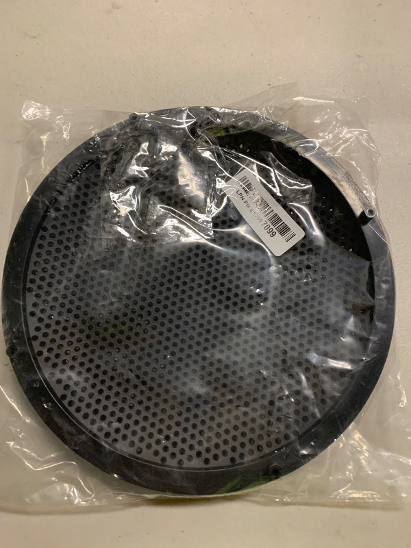 Photo 1 of 2 Pack 10 Inch Speaker Grills Cover Plastic Mesh Grill Horn Guard Protector Cover with Mounting Screws for Home/Car Audio [FDXGYH, Black]