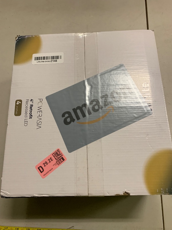 Photo 1 of 12 Pack 4 Inch LED Can Lights Retrofit Recessed Lighting, 5CCT 4 Inch Recessed Downlight Selectable 2700K-6000K Dimmable, 9W 630LM Recessed Lights with Metal Smooth Trim- ETL and Energy Star Certified