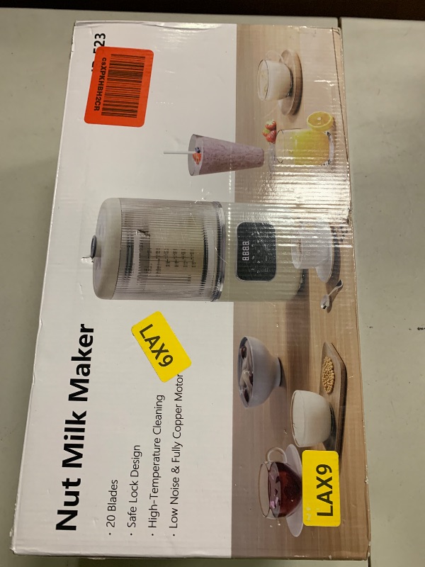 Photo 1 of 58oz Nut Milk Maker Machine, 10 in 1 Automatic Nut Milk Maker with 20 Blades, LED Display, Soy Milk Maker with 24H Delay Start&12H Keep Warm, Almond Milk Maker for Homemade Oat, Milk Shake, Cream