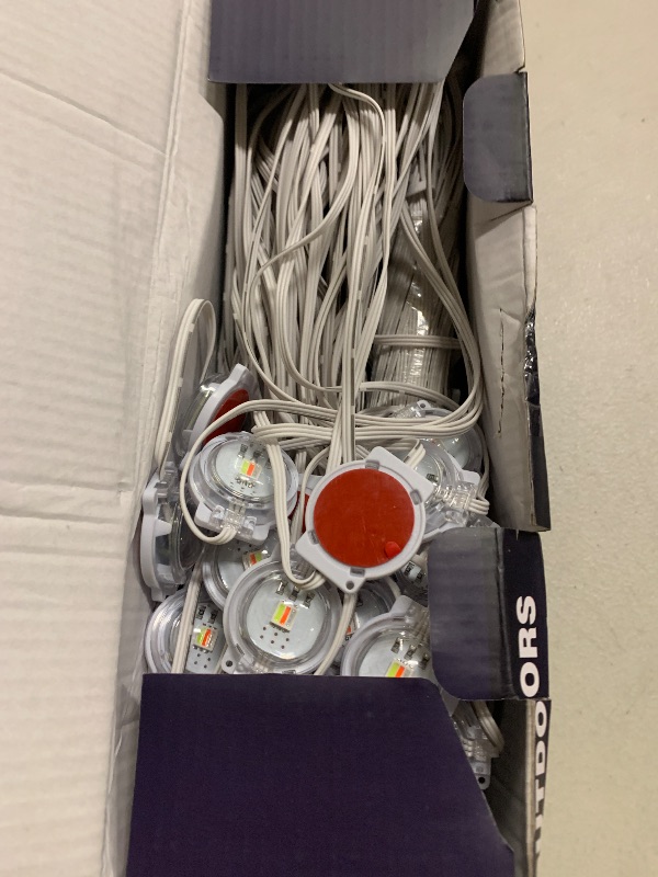 Photo 1 of 150FT Permanent Outdoor RGB Lights - Waterproof Smart LED Eaves Lights with App/Remote Control, Music Sync & DIY Scenes, Perfect for Christmas, Halloween, Parties & Daily Decor, Ideal for House Roof