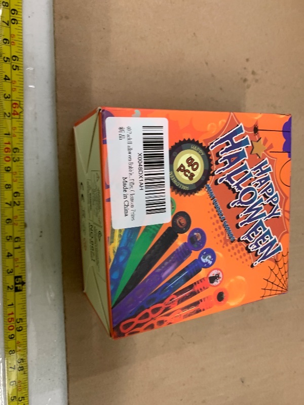 Photo 1 of 40 Pack Halloween Bubble Wands, Mini Bubble Wands for Halloween Party Favors, Toys for Girls Boys Kids Toddler Adults, Party Bag Stuffers Goodie Bag Filler, Classroom Prizesq