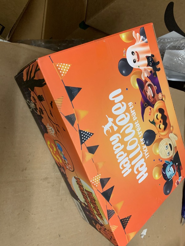 Photo 1 of 240PCS Bulk Halloween Party Favors - 24 Pack Pre-filled Mini Pumpkin Buckets Set, Non-Candy Treats Toys & Goodie Bags Stuffers for Trick or Treat, Kids' Prizes