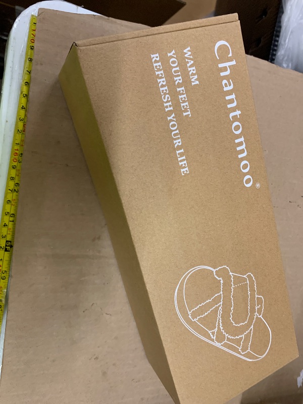 Photo 1 of 38/39. Chantomoo Womens Slippers Memory Foam Slippers for Women Open Toe Cross Band
