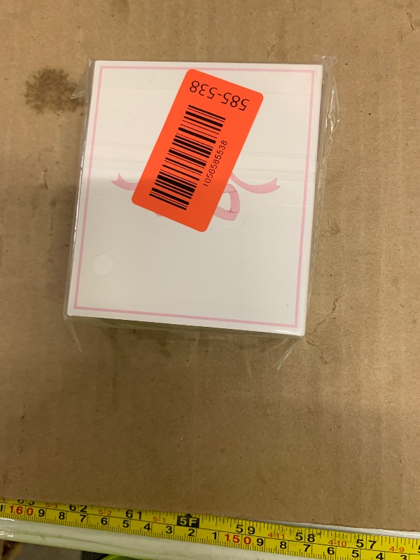 Photo 1 of 100pcs Bow Place Cards for Table Setting Bowknot Name Cards for Blank Seat Assignment Label Coquette Birthday Party (Pink+Blue)