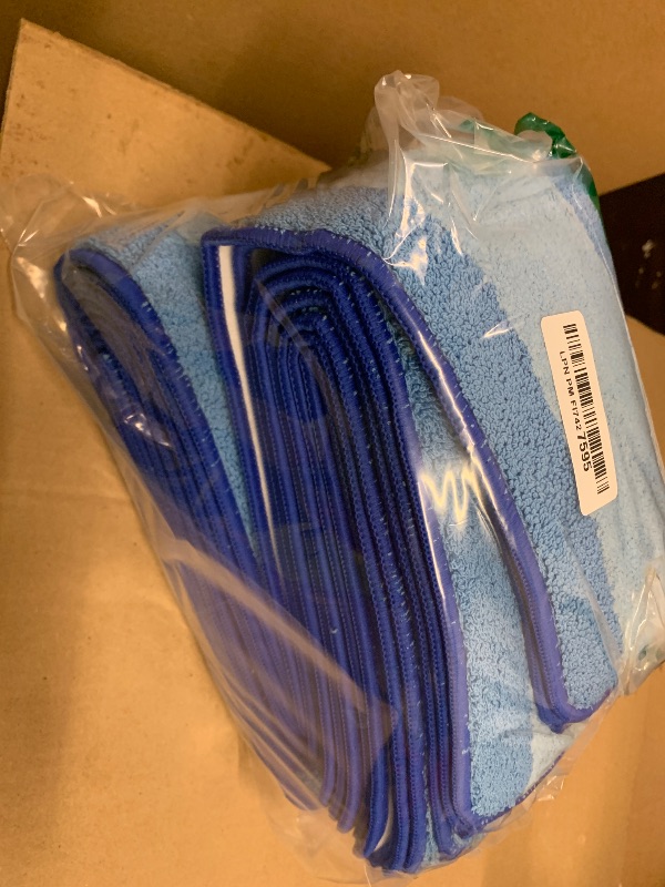 Photo 1 of 15 Pack Microfiber Cleaning Pads for Bona Family of Mops,Washable & Reusable Mop Pads Refill Replacement Safe for Hardwood and Multi-Surfac Floors Have Super-Absorbent