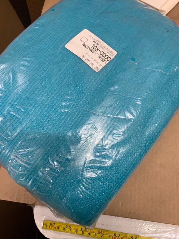 Photo 1 of 16' x16'x16' Sun Shade Sail Curved Commercial Outdoor Shade Cover Turquoise Triangle Heavy Duty Permeable 185GSM Outdoor Shades for Patio Garden Sandbox