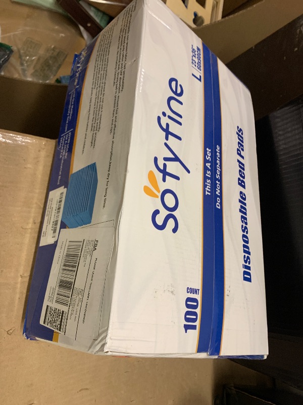 Photo 1 of 100 Count Disposable Beds Pads,23"x36" Waterproof Adults Incontinence Chucks Underpads,Absorbent Leakproof Pee Pads for Kids,Elderly,Extra Large Dog Puppy Training Pad,Baby Changing Liner