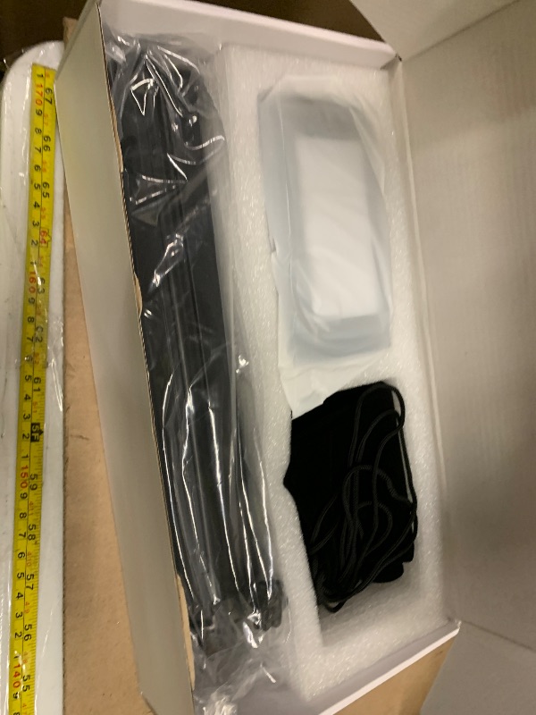 Photo 1 of 14000mAh Rechargeable Camping Light with Stand, Portable Work Light with 4 LED Lamp Heads, 4000LM Camping Essentials Gear Emergency Telescopic Camping Light with Remote, Black