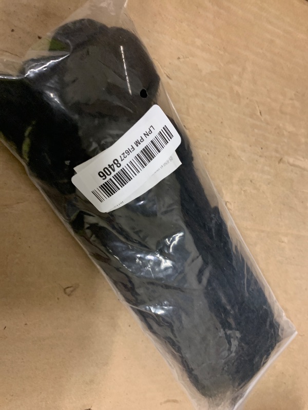 Photo 1 of 100% Real Human Hair 0.2cm Width 8 Inch Loc extensions Human Hair with Curly Ends 50 Strands per pack Full Handmade Dreadlock Extensions Can be dyed and bleached for Men Women Kids (8 Inch-50)