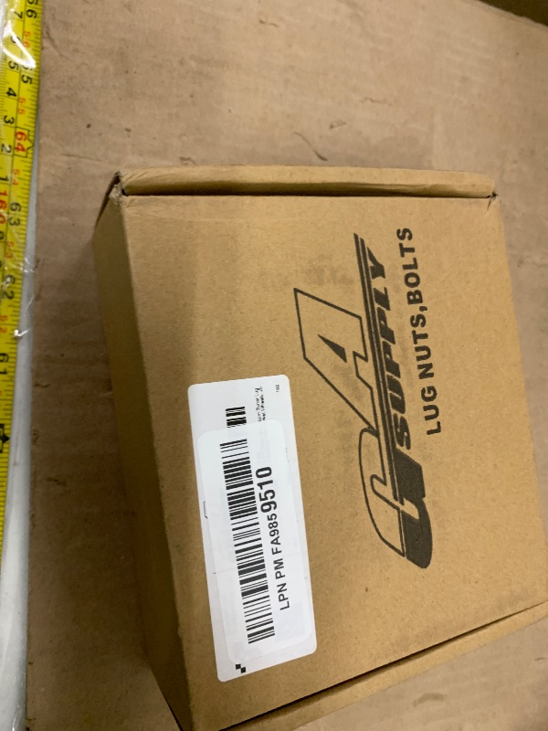 Photo 1 of 1/2 20 Lug Nuts Black Spline, Gasupply 1/2-20 Closed End Acorn Tuner Lug Nuts 2 Inch (50mm) Tall Conical Seat 60 Degree for Aftermarket Wheels, 20 Pack+ 1 Lug Nut Lock Key Socket