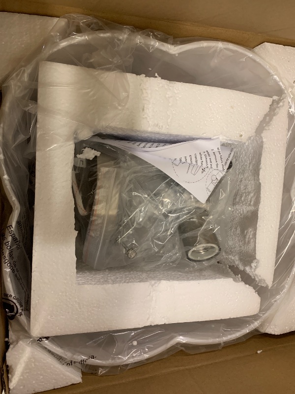 Photo 1 of 4-Light Semi Flush Mount Ceiling Light Fixture, Silver Modern Close to Ceiling Lamp with White Fabric Shade, Contemporary Bright Lighting for Nursery Kids Baby Room Kitchen Bedroom Hallway Entryway