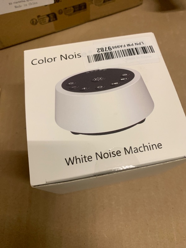Photo 1 of 1pc. Color Noise Sound Machines with 10 Colors Night Light 25 Soothing Sounds and Sleep White Noise Machine 32 Volume Levels 5 Timers Adjustable Brightness Memory Function for Adults Kids Baby