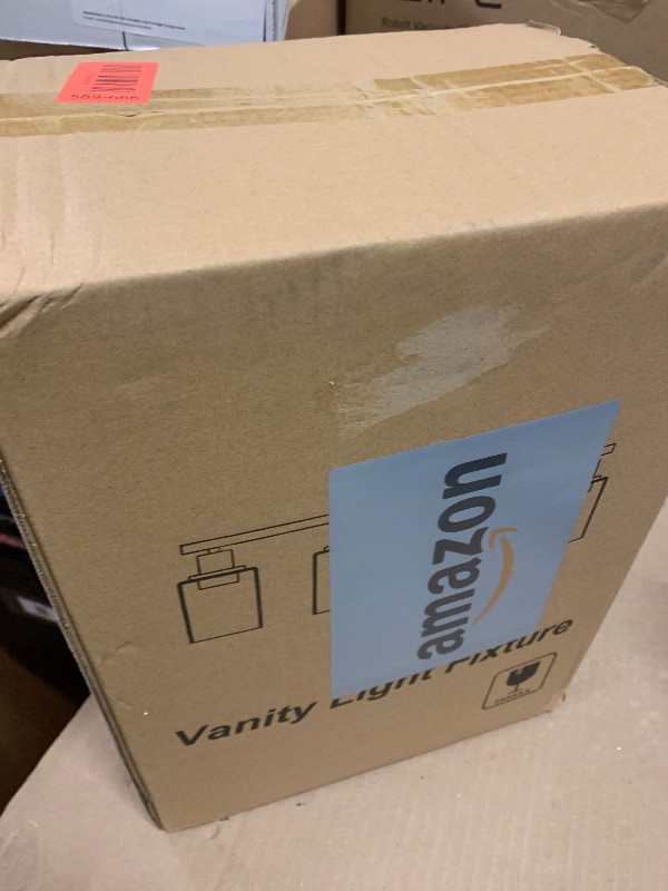 Photo 1 of 4-Light Bathroom Light Fixtures, Matte Black Modern Vanity Lights Over Mirror with Clear Glass Shade, Bathroom Wall Lamp for Mirror Kitchen Living Room Hallway Cabinet Porch Bedroom Reading room