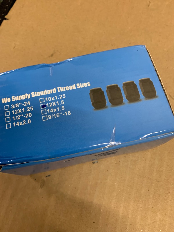 Photo 1 of 5 Locks and 2 Key, M12x1.5 Thread Wheel Locks Lug Nuts Cone Seat Black 1.27" Long Anti-Theft Tire Locking Lug Replacement for Accord,Civic,CR - V,RSX,ES300H,Elantra