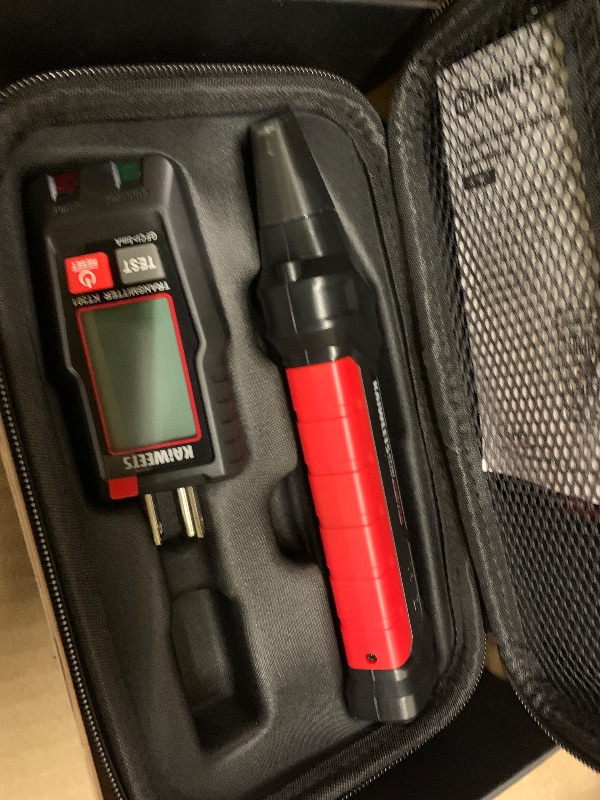 Photo 1 of KAIWEETS Circuit Breaker Finder with LCD Display, GFCI Outlet Tester, Electrical Circuit Tracer Tool with NCV Test & Flashlight, Includes Carrying Case - KT301