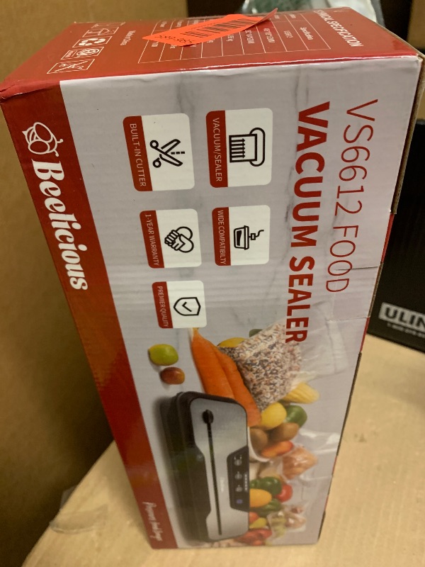 Photo 1 of Automatic Food Vacuum Sealer Machine, Beelicious 8-In-1 Food Vacuum Saver with Starter Kits, Pulse Function, Moist & Dry Mode and External VAC for Jars and Containers, Stainless Steel