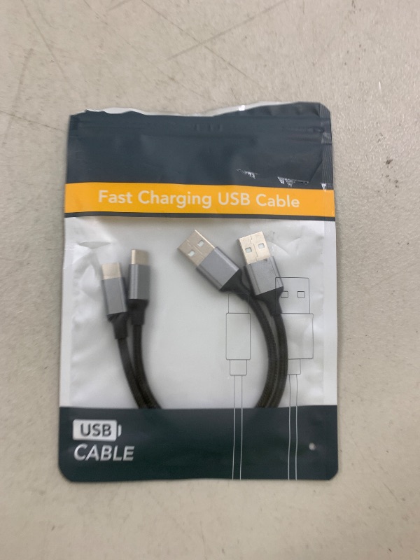 Photo 1 of 6 inch USB C Cable 60W Fast Charging, 2Pack Short USB-A to USB-C Cable Braided Apple USB to USBC Cable 0.5ft Short C Charger Cord for iPhone 16 15 Pro Max, Samsung Galaxy S24 S23, Google Pixel, iPad