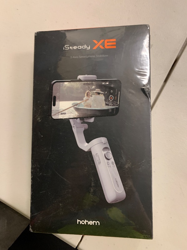 Photo 1 of hohem iSteady XE Gimbal Stabilizer for Smartphone, 2023 3-Axis Phone Gimbal, Ultra-Light Foldable Stabilizer for Android and iPhone 14 Pro Max, One-Key Inception, Ideal for Travel Vlogging