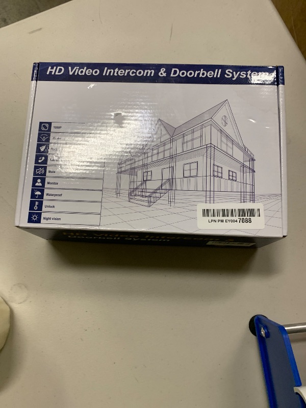 Photo 1 of AMOCAM Wireless WiFi Video Doorbell Intercom System, 1080P Video Door Camera with Monitor, 7 Inch Touch Screen Video Door Phone, No Monthly Fees, Tuya APP Remote Intercom (Wired Power)