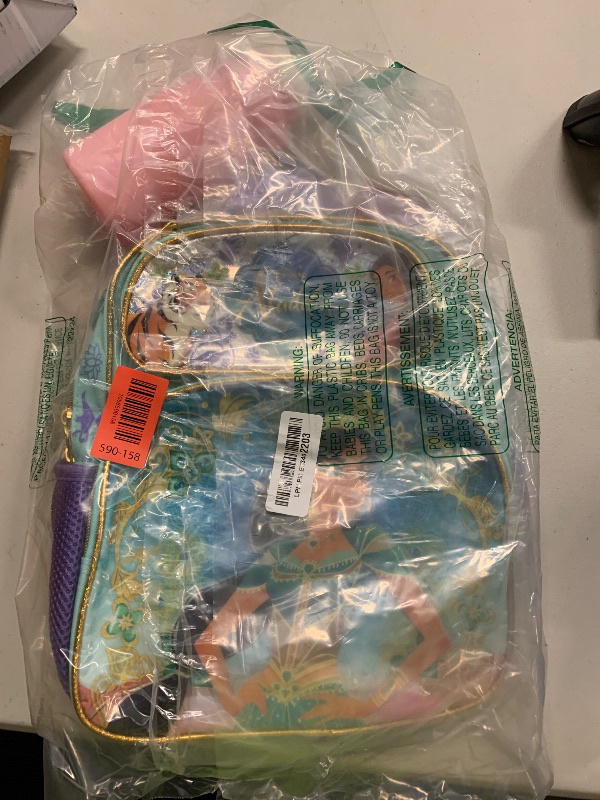 Photo 1 of Disney Aladdin Backpack and Lunch Box Set for Kids - Bundle with 12" Princess Jasmine Mini Backpack, Jasmine Lunch Bag, Stickers, Water Bottle, More | Aladdin Mini Backpack for Girls