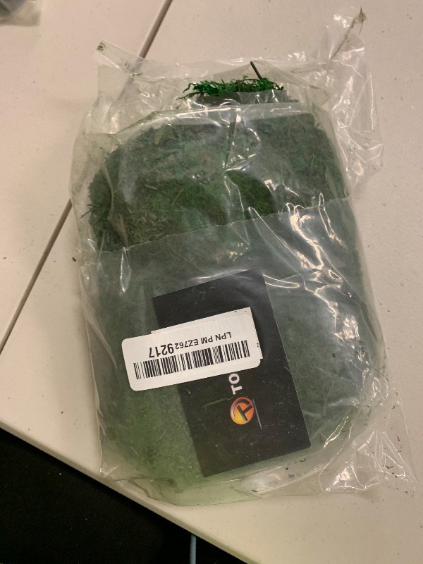 Photo 1 of TOPCOMWW Fake Moss for Centerpieces Decor, Aftificial Green Moss for Plant Crafts Flower, 3.5oz