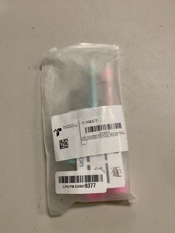 Photo 1 of E.M&S.T by Emmeliestella Small Dog & Cat Toothbrush 360 Degree Soft Silicone, Cat Dental Care, Toothbrush Holder, Easy to Handle, Independent Packaging, Extra Suction Cup, Light Blue&Light Pink 3PCS