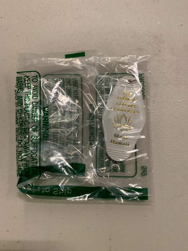 Photo 1 of Chillkat Vintage Hotel Motel Keychain (White Lotus)