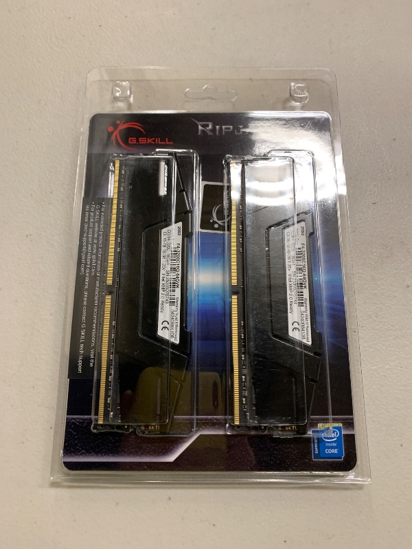 Photo 1 of G.SKILL RipjawsV Series DDR4 RAM (XMP) 64GB (4x16GB) 3200MT/s CL16-18-18-38 1.35V Intel AMD Desktop Computer Memory U-DIMM - Black (F4-3200C16Q-64GVK)