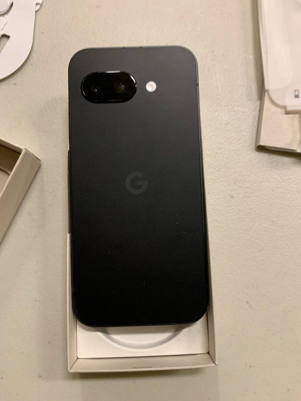 Photo 1 of FOR PARTS ONLY Google Pixel 9a with Gemini - Unlocked Android Smartphone with Incredible Camera and AI Photo Editing, All-Day Battery, and Powerful Security - Obsidian - 128 GB