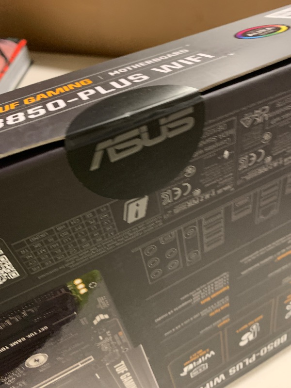Photo 1 of ASUS TUF Gaming B850-PLUS WiFi AMD AM5 B850 ATX Motherboard, 14+2+1 80A Stages, AI Ready, DDR5, PCIe 5.0, 3X M.2, Wi-Fi 7, 2.5Gb LAN, DisplayPort, HDMI™, USB 10Gbps & 20Gbps Type-C®, BIOS Flashback™