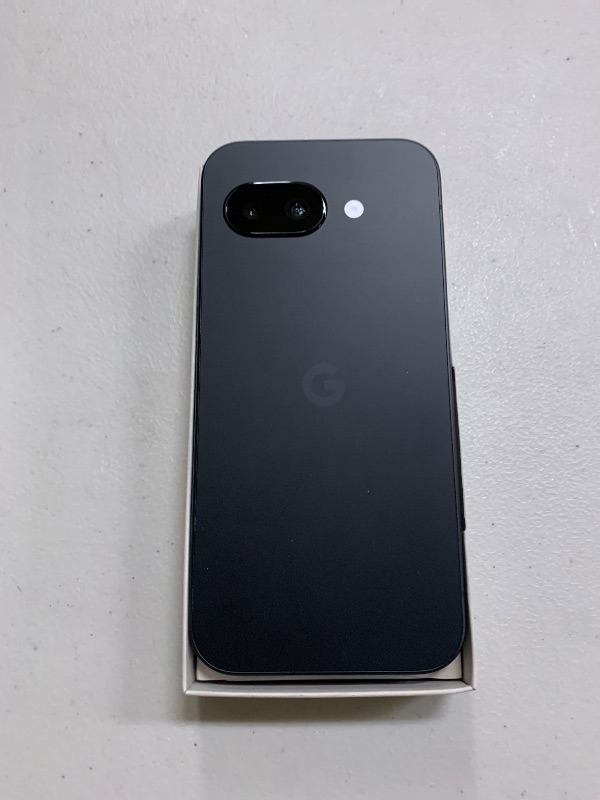 Photo 1 of Google Pixel 9a with Gemini - Unlocked Android Smartphone with Incredible Camera and AI Photo Editing, All-Day Battery, and Powerful Security - Obsidian - 256 GB