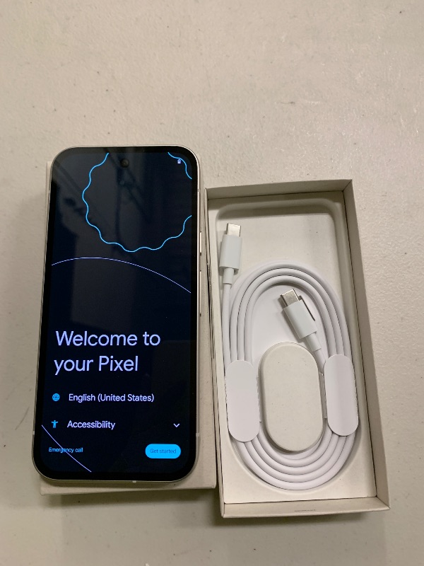 Photo 1 of Google Pixel 9a with Gemini - Unlocked Android Smartphone with Incredible Camera and AI Photo Editing, All-Day Battery, and Powerful Security - Porcelain - 128 GB