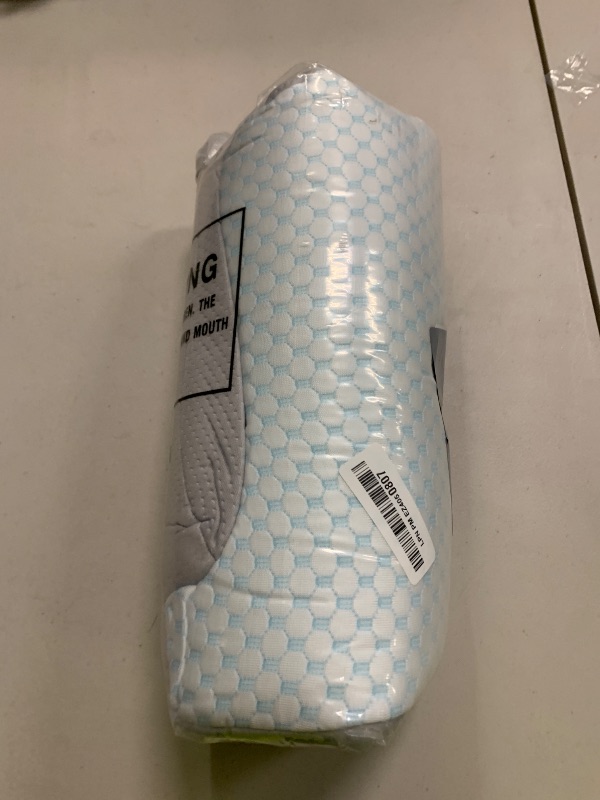 Photo 1 of Cervical Neck Pillow - Ergonomic Side Sleeper Pillow for Pain Relief, Cooling Cervical Pillow for Sleeping, Contour Orthopedic Memory Foam Pillows for Back Stomach Sleepers